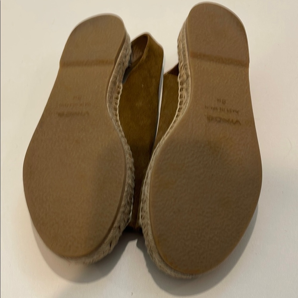 Vince Brown Linton Espadrille Slingback Shoes with Jute Sole - Picture 6 of 8